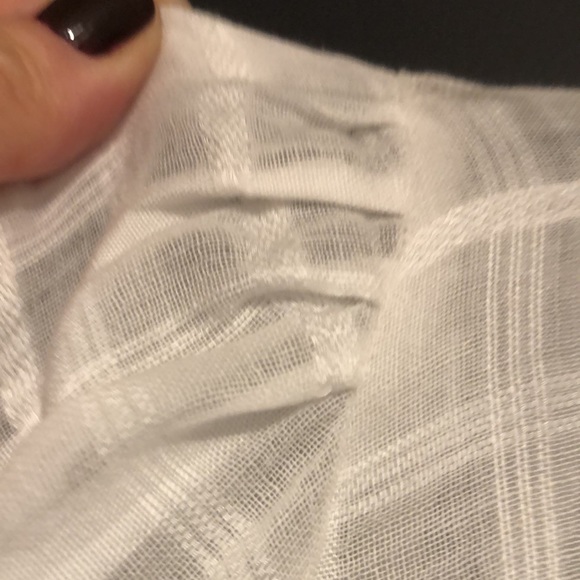 LUSH Ladies 3/4 sleeve semi wrap cream blouse - Picture 14 of 17